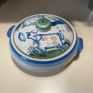 MA Hadley Ceramic Cow Casserole dish
